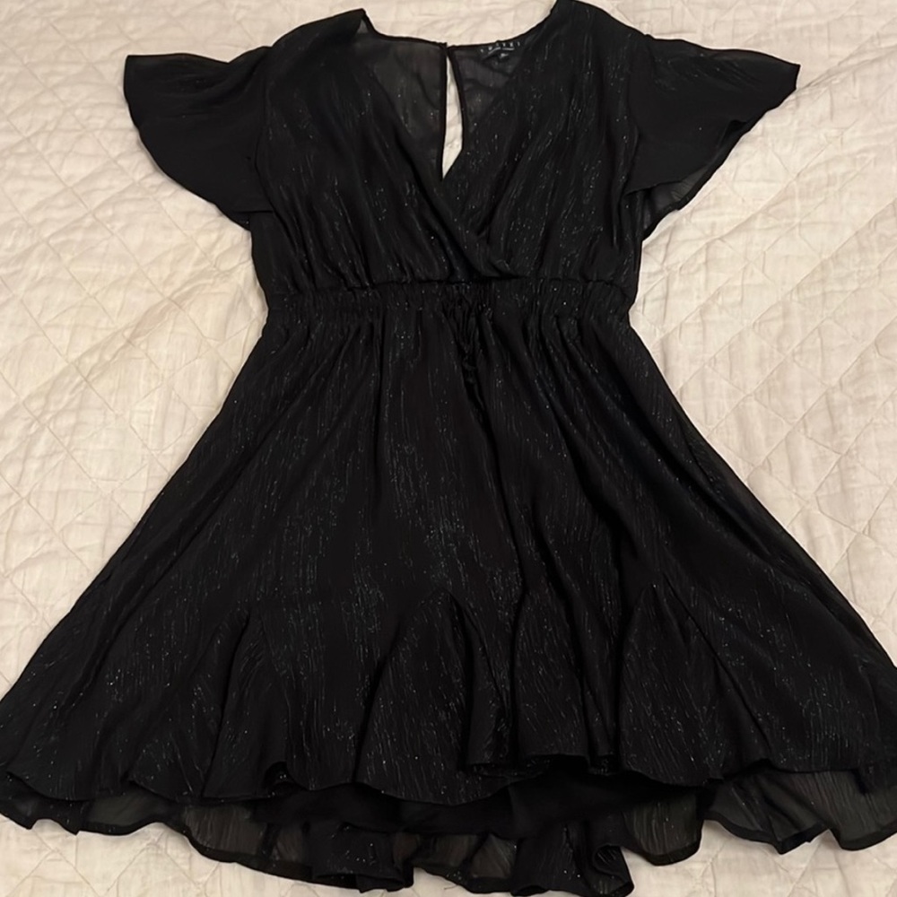 Francesca’s Trixxi Black Sparkle Mini Dress - Picture 5 of 8